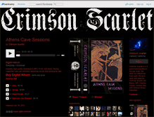 Tablet Screenshot of crimsonscarlet.bandcamp.com