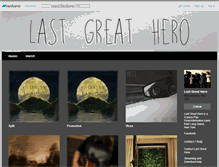 Tablet Screenshot of lastgreathero.bandcamp.com
