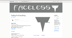 Desktop Screenshot of facelessmusic.bandcamp.com