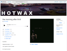 Tablet Screenshot of hotwaxband.bandcamp.com