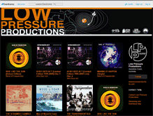 Tablet Screenshot of lowpressureproductions.bandcamp.com