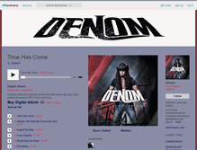 Tablet Screenshot of denom1.bandcamp.com