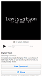 Mobile Screenshot of lewiswatson.bandcamp.com