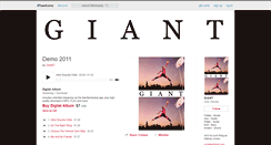 Desktop Screenshot of giant.bandcamp.com