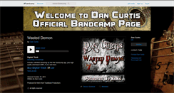 Desktop Screenshot of dancurtis.bandcamp.com
