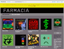 Tablet Screenshot of farmacia.bandcamp.com