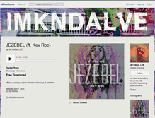 Tablet Screenshot of imkindalive.bandcamp.com