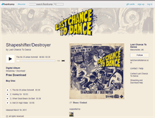 Tablet Screenshot of lastchancetodance.bandcamp.com