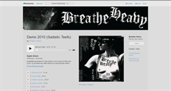 Desktop Screenshot of breatheheavy.bandcamp.com