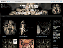 Tablet Screenshot of electrichellride.bandcamp.com