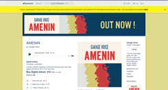Desktop Screenshot of garagevoice.bandcamp.com