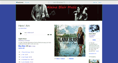 Desktop Screenshot of alainablair.bandcamp.com