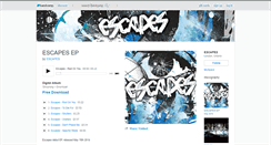 Desktop Screenshot of escapes.bandcamp.com