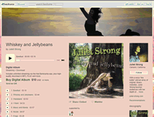 Tablet Screenshot of julietstrong.bandcamp.com