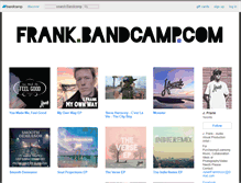 Tablet Screenshot of frank.bandcamp.com