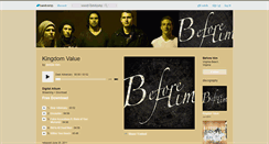 Desktop Screenshot of beforehim.bandcamp.com