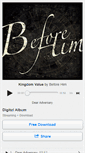 Mobile Screenshot of beforehim.bandcamp.com