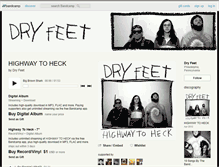 Tablet Screenshot of dryfeet.bandcamp.com
