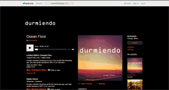 Desktop Screenshot of durmiendo.bandcamp.com