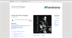 Desktop Screenshot of darrenmudge.bandcamp.com