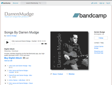 Tablet Screenshot of darrenmudge.bandcamp.com