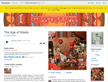 Tablet Screenshot of glasscaverns.bandcamp.com