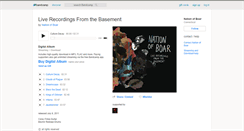 Desktop Screenshot of nationofboar.bandcamp.com