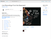 Tablet Screenshot of nationofboar.bandcamp.com