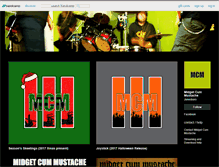 Tablet Screenshot of midgetcummustache.bandcamp.com