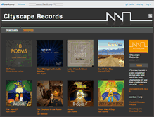 Tablet Screenshot of cityscaperecords.bandcamp.com