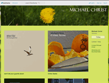 Tablet Screenshot of michaelchrist.bandcamp.com