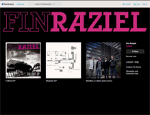 Tablet Screenshot of finraziel.bandcamp.com