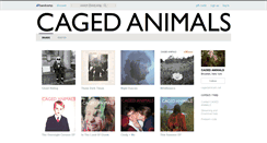 Desktop Screenshot of cagedanimals.bandcamp.com