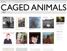 Tablet Screenshot of cagedanimals.bandcamp.com