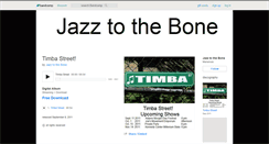 Desktop Screenshot of jazztothebone.bandcamp.com