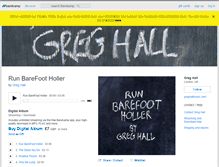 Tablet Screenshot of greghall.bandcamp.com