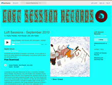 Tablet Screenshot of loftsessionrecords.bandcamp.com