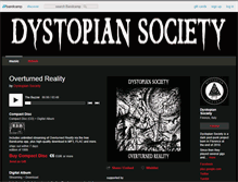 Tablet Screenshot of dystopiansociety.bandcamp.com