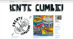 Desktop Screenshot of frentecumbiero.bandcamp.com