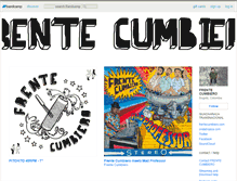 Tablet Screenshot of frentecumbiero.bandcamp.com