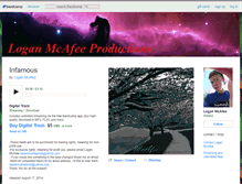 Tablet Screenshot of loganmcafee.bandcamp.com
