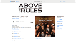 Desktop Screenshot of abovetherules.bandcamp.com
