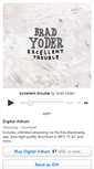 Mobile Screenshot of bradyoder.bandcamp.com