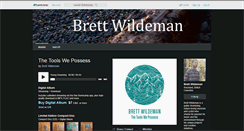 Desktop Screenshot of mynameisbrettwildeman.bandcamp.com
