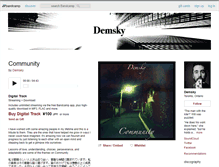 Tablet Screenshot of demsky.bandcamp.com