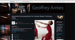 Desktop Screenshot of geoffreyarmes.bandcamp.com