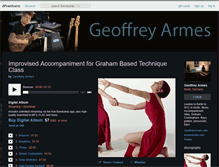 Tablet Screenshot of geoffreyarmes.bandcamp.com