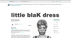 Desktop Screenshot of littleblakdress.bandcamp.com