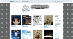 Desktop Screenshot of gorilladustrecords.bandcamp.com