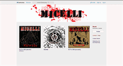 Desktop Screenshot of micelli.bandcamp.com